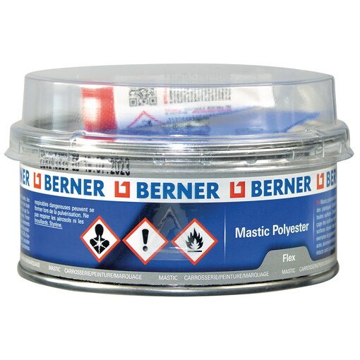 Mastic polyester Flex gris boîte 500 g